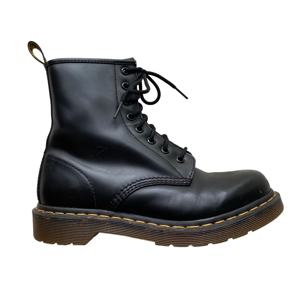 Dr. Martens 1460W Combat Boot Womens 7 RIGHT SHOE ONLY Black Smooth Leather